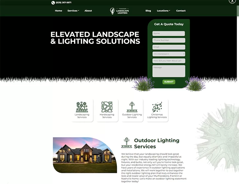 Elevated-Outdoor-Lighting-and-Landscaping-Nashville